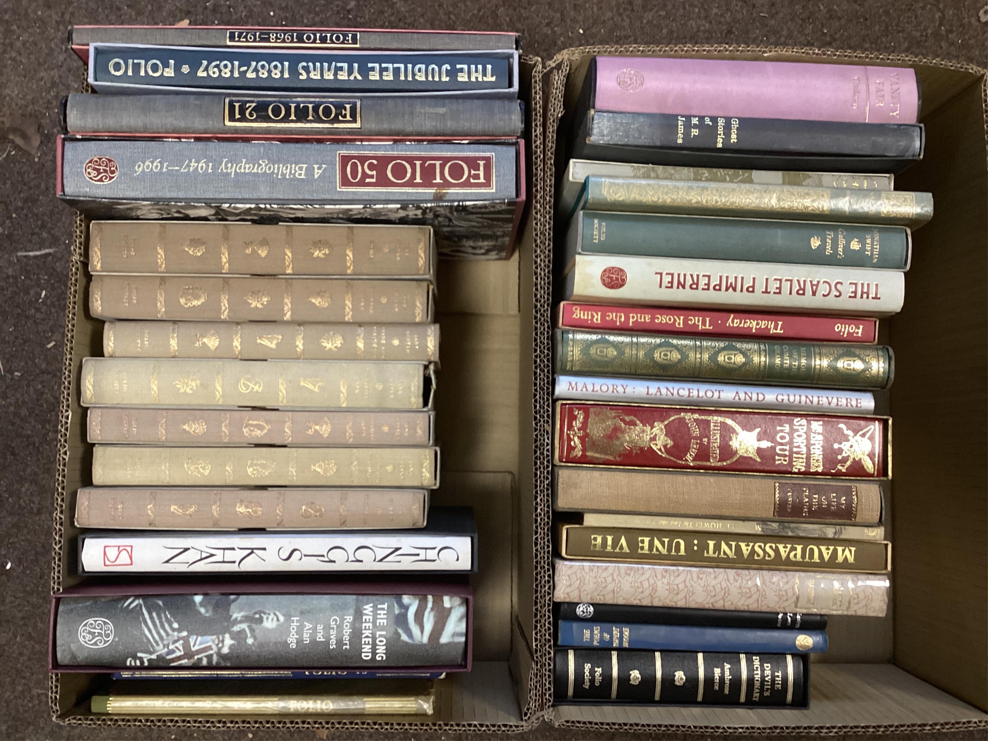 Folio society (32): works of Jane Austen and other collected novels, etc